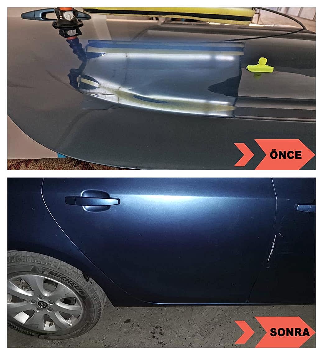 Opel Astra Sağ Arka Kapı Boyasız Onarım