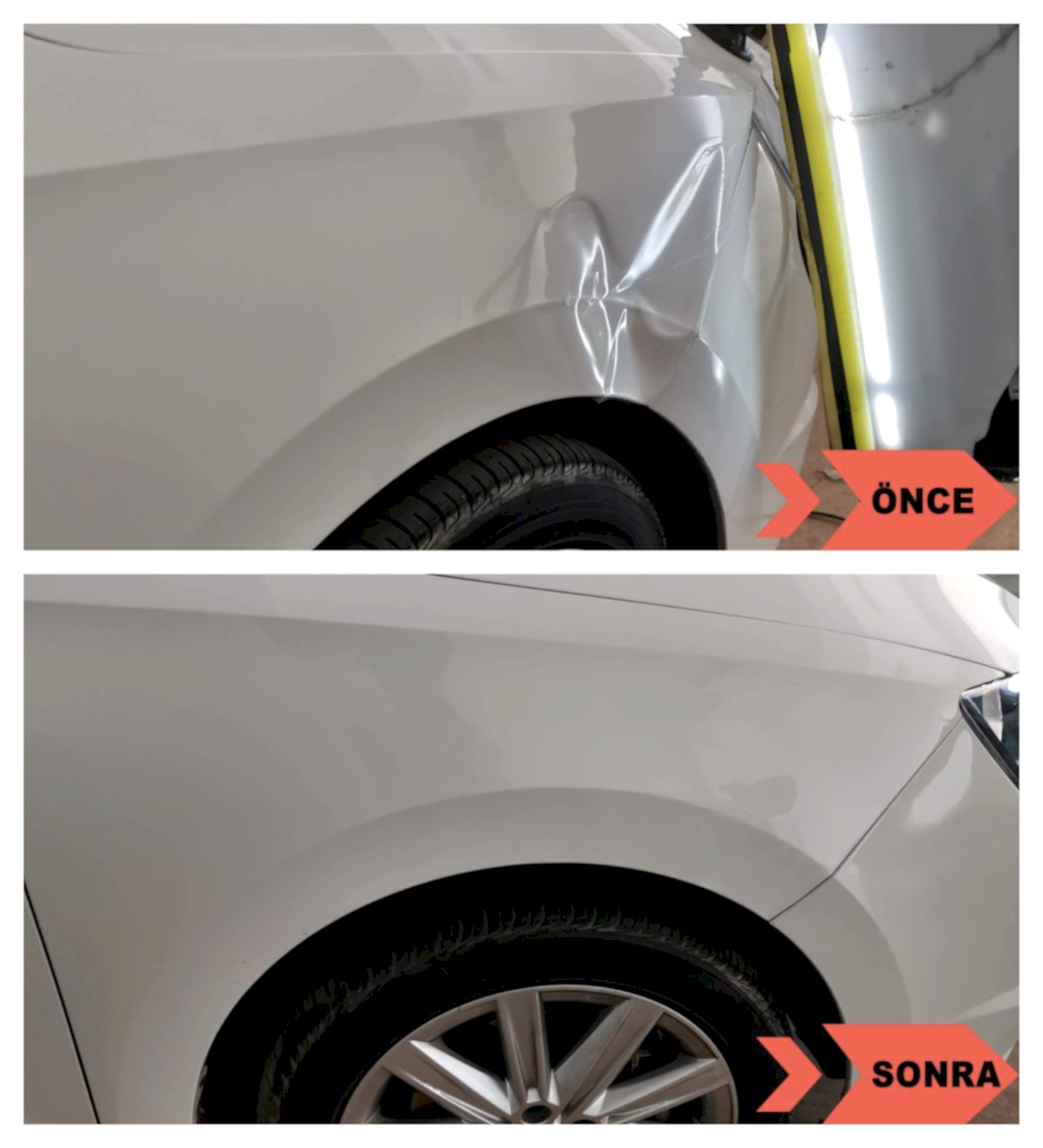 Seat İbiza Sağ Ön Çamurluk Boyasız Onarım